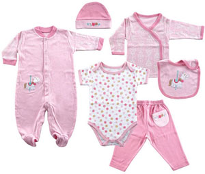 Комплект одежды для новорожденной девочки