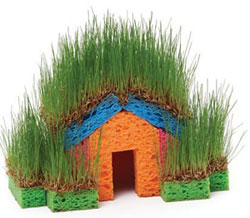Травяной домик для детей своими руками