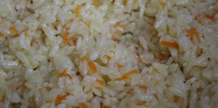 Рис с овощами на гарнир в мультиварке Redmond RMC-PM450